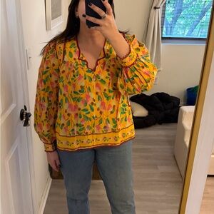 FARM Rio Vibrant Floral Blouse